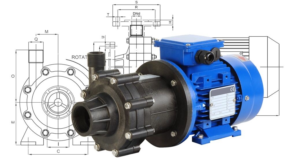 pump magnetic coupled