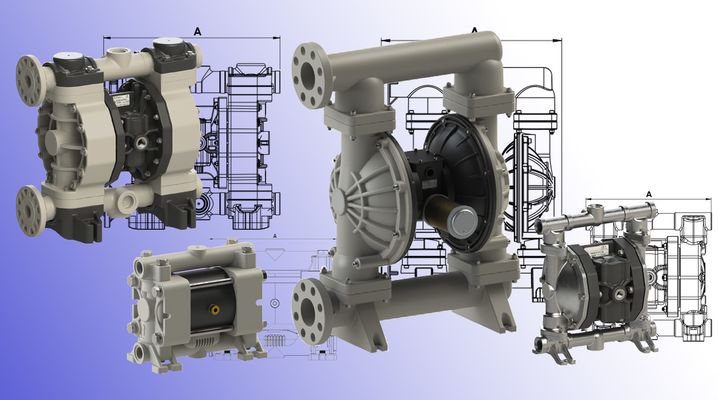 Air Operating Diaphragm Pump Double Diaphragm Pump