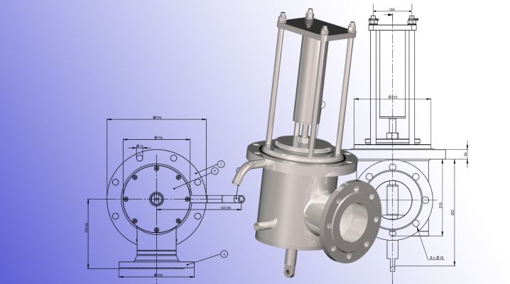 Bottom Valve bottom valve heated