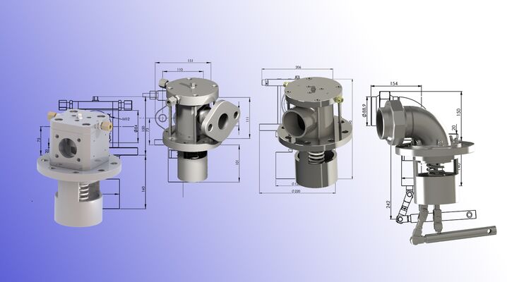 Zwangsbetätigte Belüftungsventile für Kesselwagen